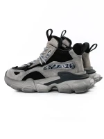 Pantofi Sport Dama din piele naturala Y5797-1 BLACK-GREY | ADVANCER