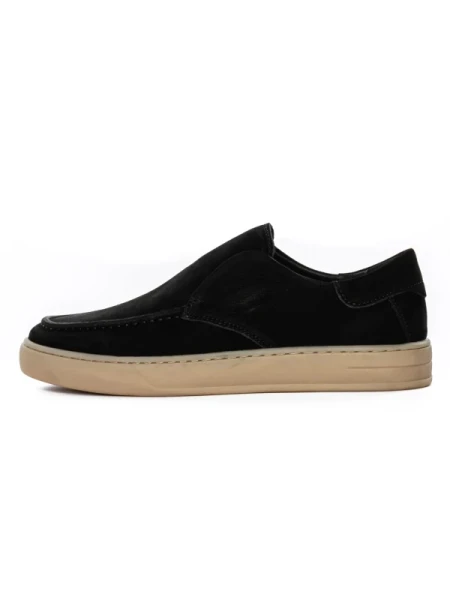 Mocasini Barbati din piele naturala 02-203 BLACK | ADVANCER