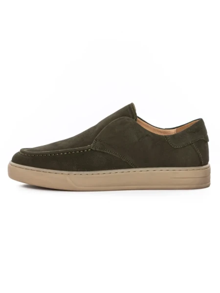 Mocasini Barbati din piele naturala 02-203 GREEN | ADVANCER