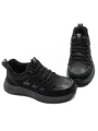 Pantofi Sport Barbati din piele naturala E90002 BLACK | ADVANCER
