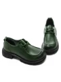 Pantofi Casual Dama din piele naturala KM6716 GREEN | FORMAZIONE
