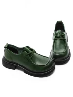 Pantofi Casual Dama din piele naturala KM6716 GREEN | FORMAZIONE
