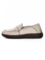 Pantofi Casual Dama din piele naturala KM329 CREAM | FORMAZIONE