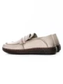 Pantofi Casual Dama din piele naturala KM329 CREAM | FORMAZIONE