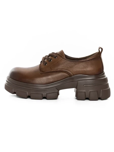 Pantofi Casual Dama din piele naturala KM1607 BROWN | FORMAZIONE