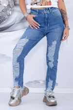 Traperice za žene 8059 Plava | Fashion