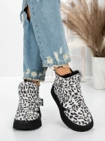 Ghete Dama din piele naturala 5SZ6 LEOPARD PRINT | PANTOFUL