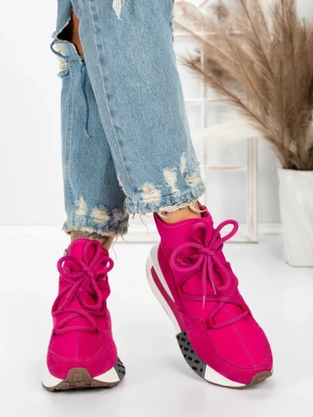 Ghete Dama din piele naturala 5SZ8 ROSEO | PANTOFUL