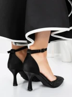 Pantofi Stiletto 5XKK38 BLACK | MEI