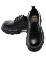 Ženske casual cipele od prirodne kože KM1607 Crna | Formazione