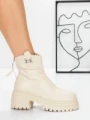 Ghete Dama cu Platforma 58WL21 BEIGE | MEI