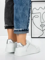 Sneakers Dama 983 WHITE-SILVER | FASHION