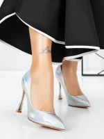 Pantofi Stiletto 3ADC80 SILVER | MEI