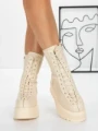 Ghete Dama cu Platforma 3AL77 BEIGE | MEI