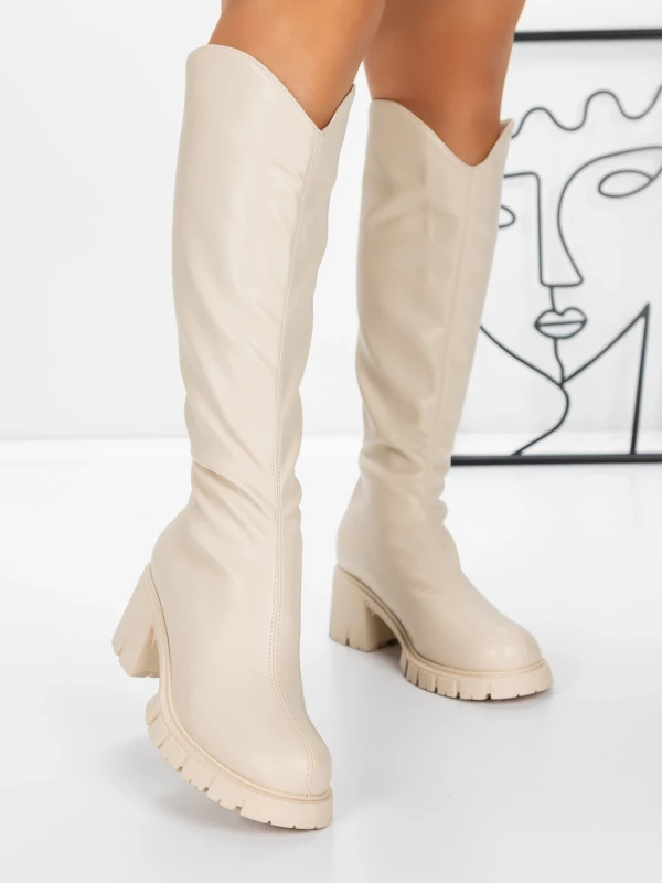 Ženske čizme 3WL15 Bež | Mei