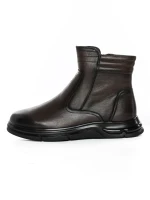 Ghete Barbati din piele naturala Z184550-1 COFFEE | ADVANCER