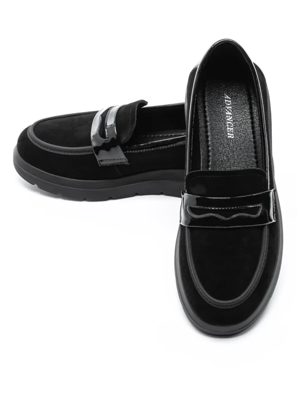 Pantofi Casual Dama din piele naturala 5272T03 BLACK | ADVANCER
