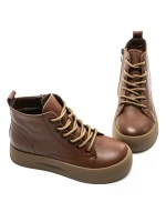 Ghete Dama din piele naturala 98883 BROWN | ADVANCER