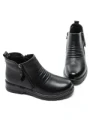 Ghete Dama din piele naturala 76-76 BLACK | ADVANCER