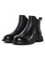 Ghete Dama din piele naturala M5295 BLACK | ADVANCER