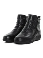 Ghete Dama din piele naturala B69199-6 BLACK | ADVANCER