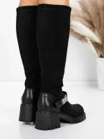 Cizme Dama cu Toc 57WL7 BLACK | MEI