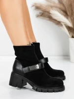 Ghete Dama cu Platforma 57WL8 BLACK | MEI