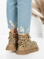 Ghete Dama din piele naturala 58W28 LEOPARD PRINT | PANTOFUL