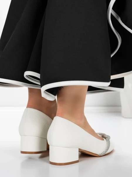 Cipele s malom petom 3XKK99 Bijela | Mei