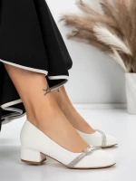 Cipele s malom petom 3XKK99 Bijela | Mei