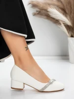 Cipele s malom petom 3XKK99 Bijela | Mei