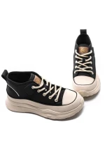 Ghete Dama din piele naturala 70197-2 BLACK | ADVANCER