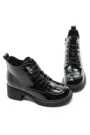 Ghete Dama din piele naturala TP136-2 BLACK | ADVANCER