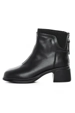 Ghete Dama din piele naturala 6631-2 BLACK | ADVANCER