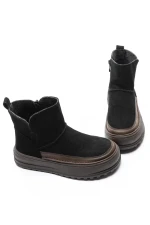 Ghete Dama din piele naturala 8911 BLACK | ADVANCER