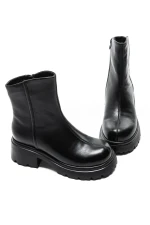 Ghete Dama din piele naturala 83125 BLACK | ADVANCER