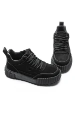 Ghete Barbati din piele naturala 2005 BLACK | ADVANCER