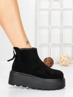 Ghete Dama cu Platforma 58WL19 BLACK | MEI