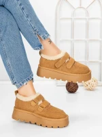 Ghete Dama din piele naturala 5W92 YELLOW | PANTOFUL