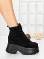 Ghete Dama cu Platforma 58WL30 BLACK | MEI