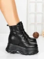Ghete Dama cu Platforma 58WL31 BLACK | MEI
