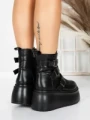 Ghete Dama cu Platforma 56WL13 BLACK | MEI