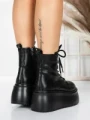 Ghete Dama cu Platforma 56WL16 BLACK | MEI