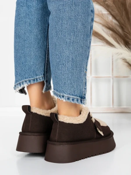 Ghete UG Dama 8750 BROWN | MEI