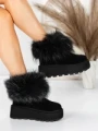 Ghete Dama din piele naturala 3ASJN73 BLACK | PANTOFUL