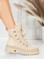 Ghete Dama cu Platforma 5AH67 BEIGE | MEI