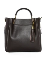 Genti Dama Din Piele Naturala GD47 DARK BROWN | FORSETI