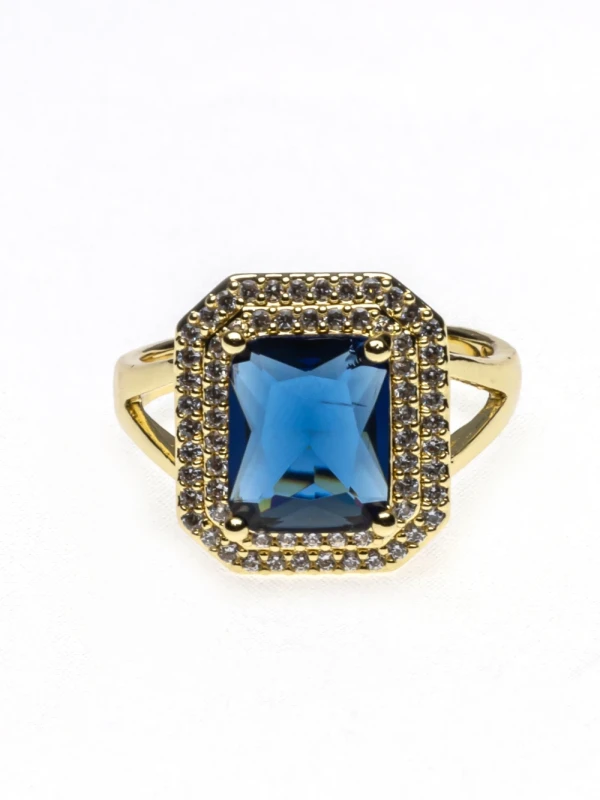 Inel INL14 AURIU-ALBASTRU | MEI