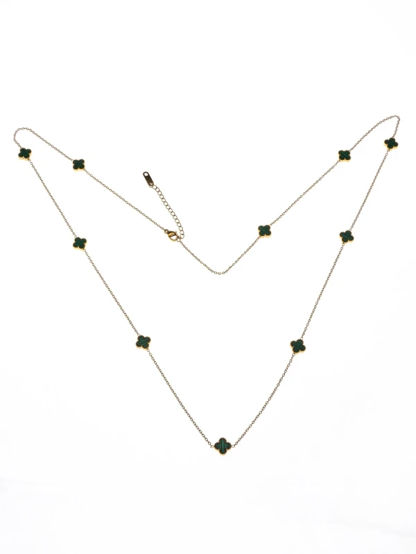 Colier YP-39 AURIU-VERDE | MEI