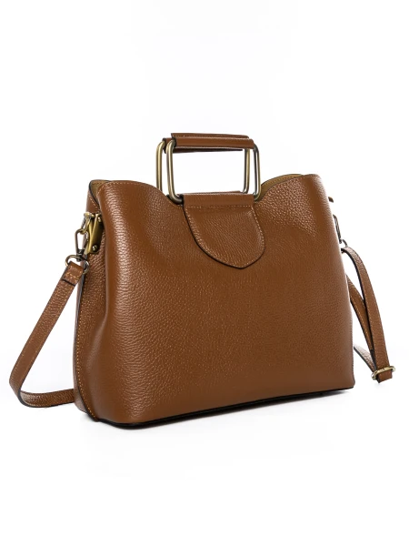 Ženske torbe od prave kože GD52 Smeđa | Forseti